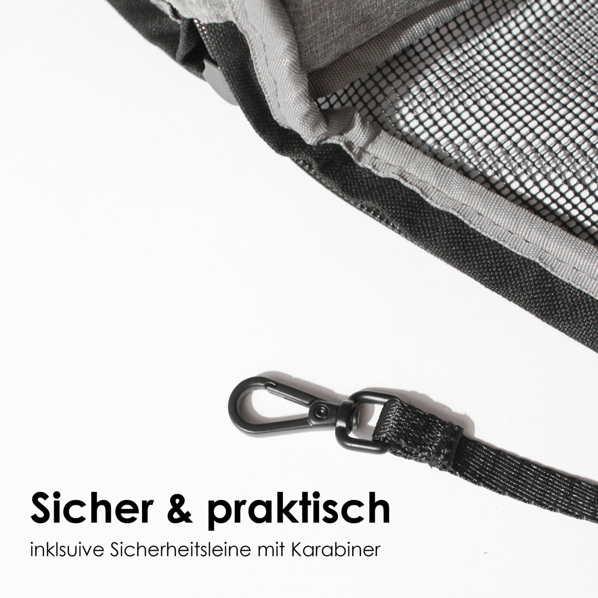 Katzen Transportrucksack mit Karabiner