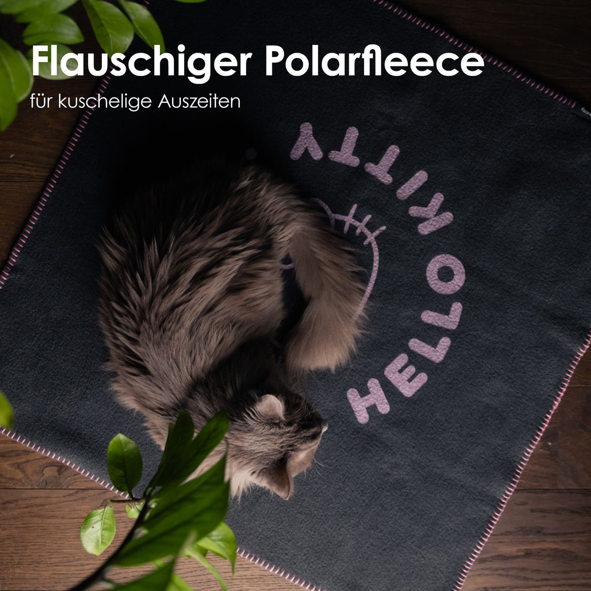 Katzendecke aus Fleece