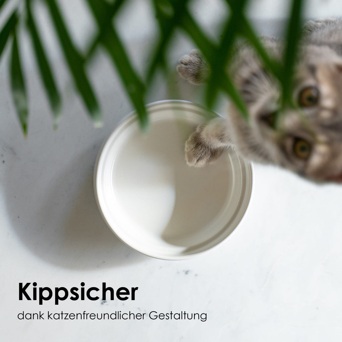 Kippsicherer Napf