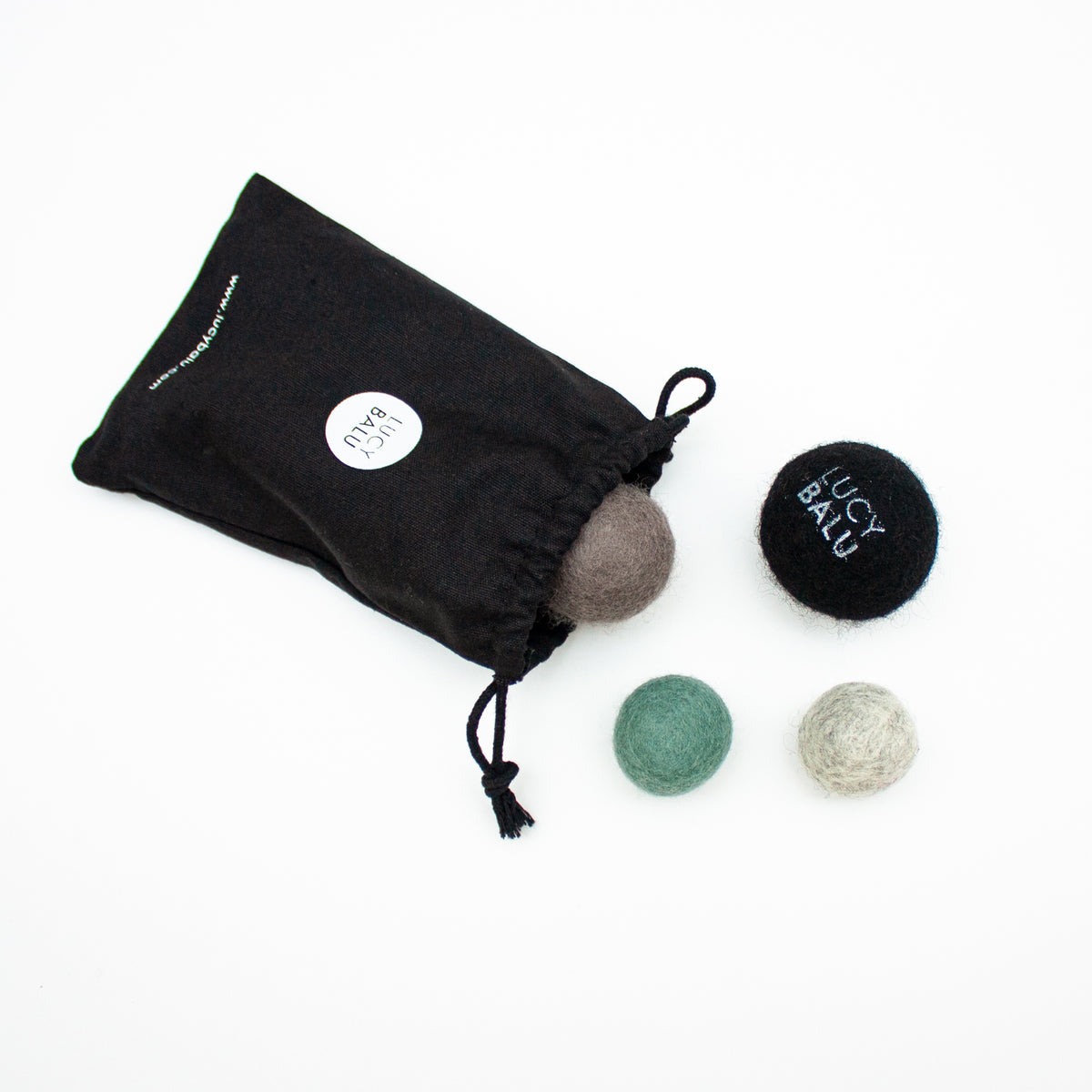 JOY BAG Filzbälle für Katzen | 4er Set