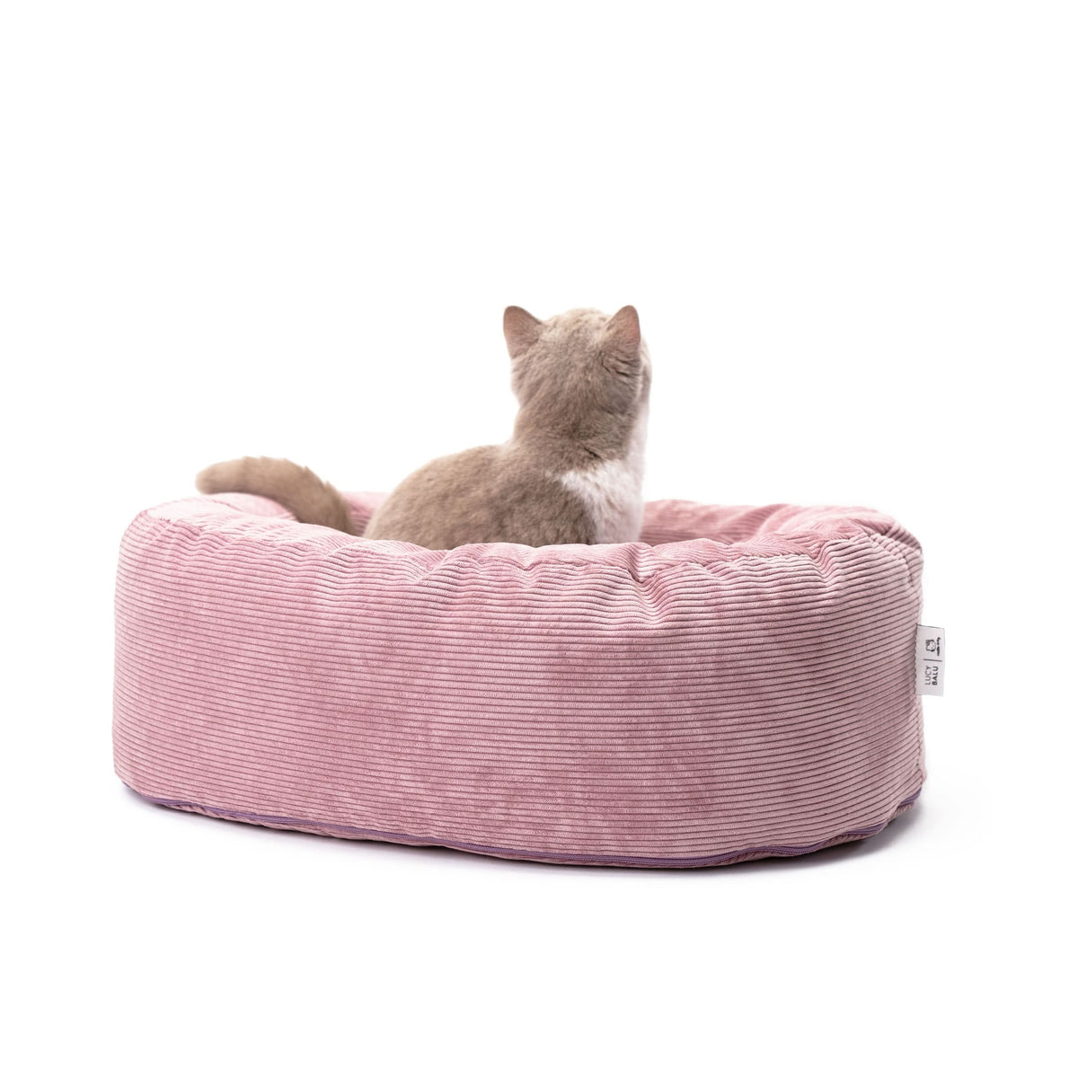 Kuschelbett für Katzen in pink