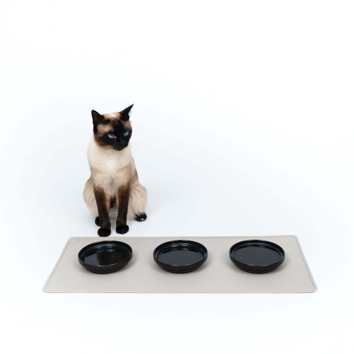 SQUARE - silicone cat food place mat