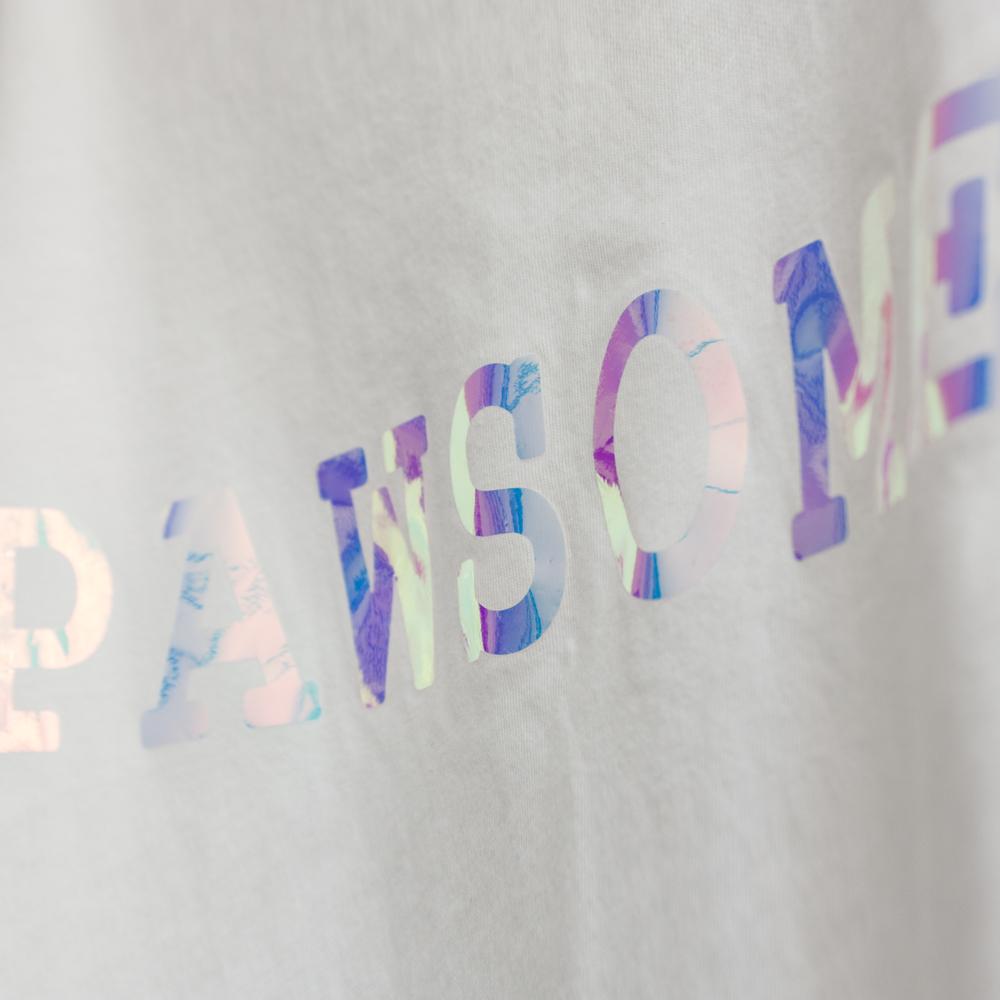 Schriftzug Metallic Pawsome